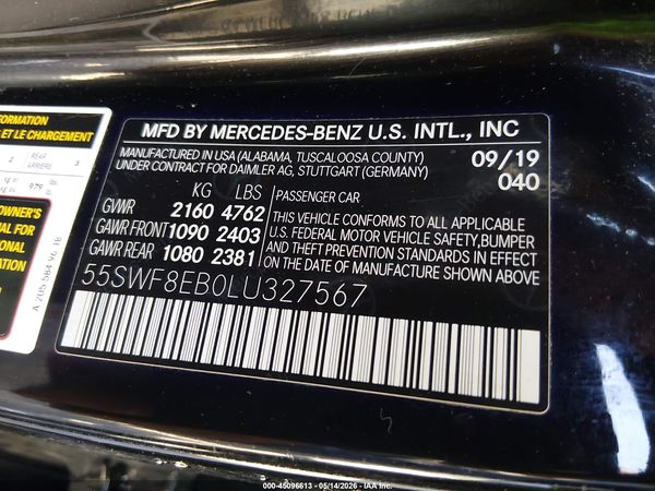 2020 MERCEDES-BENZ C 300 4MATIC