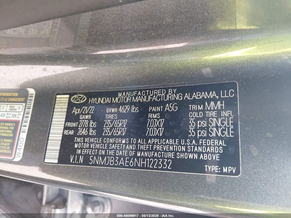 2022 HYUNDAI TUCSON SEL