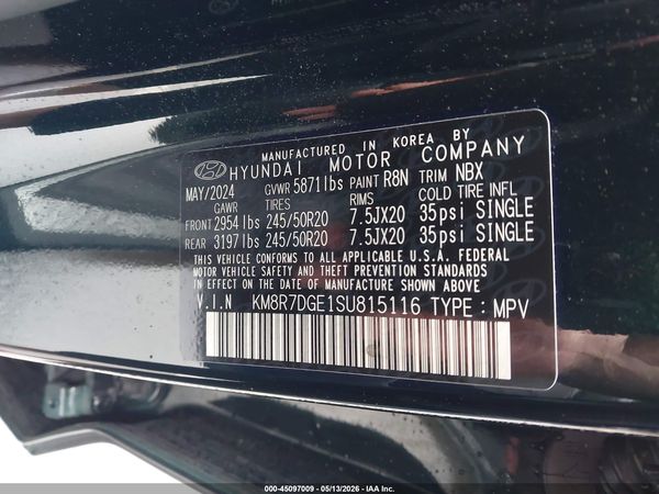2025 HYUNDAI PALISADE CALLIGRAPHY