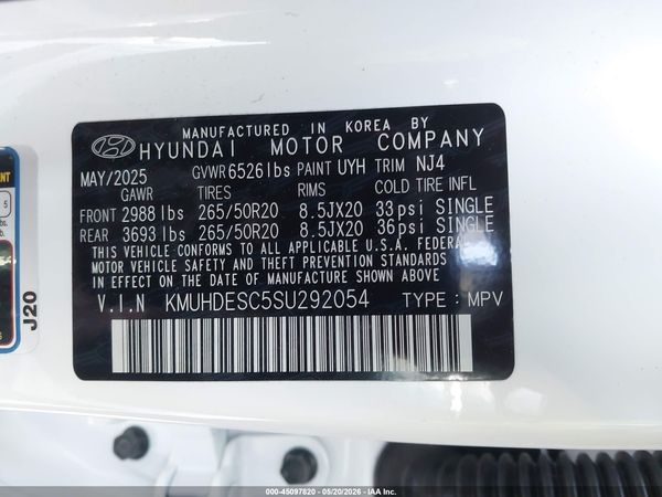 2025 GENESIS GV80 3.5T ADVANCED AWD
