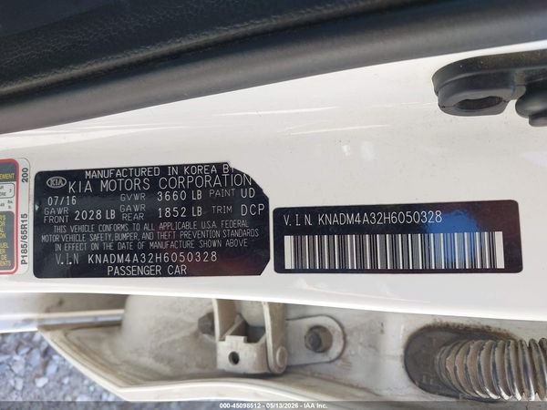 2017 KIA RIO LX