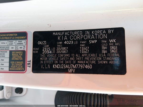 2021 KIA SOUL S