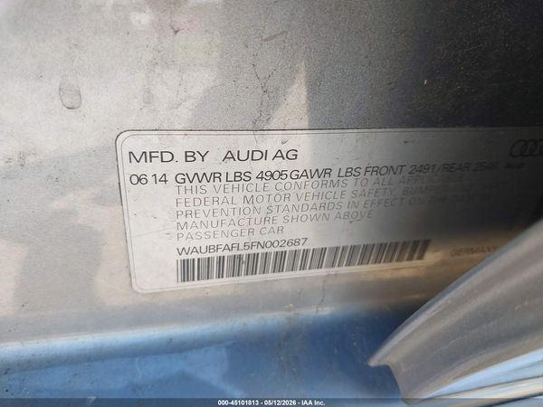 2015 AUDI A4 2.0T PREMIUM