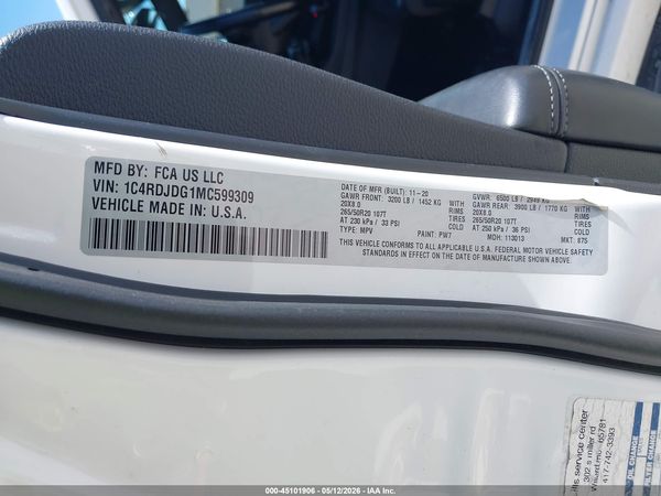 2021 DODGE DURANGO GT PLUS AWD