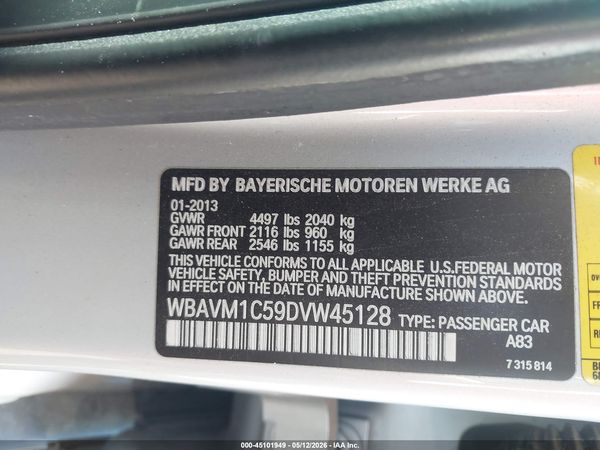 2013 BMW X1 SDRIVE28I