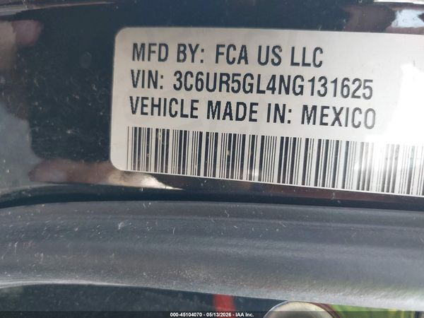2022 RAM 2500