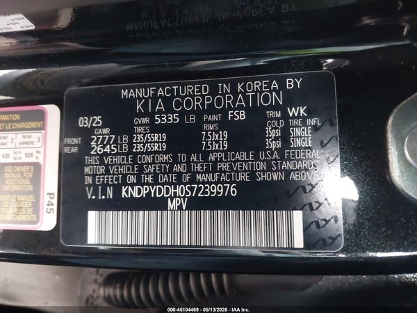 2025 KIA SPORTAGE PLUG-IN HYBRID X-LINE