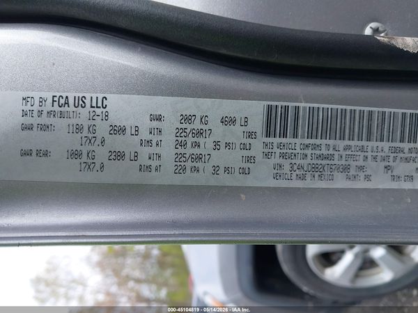 2019 JEEP COMPASS LATITUDE 4X4