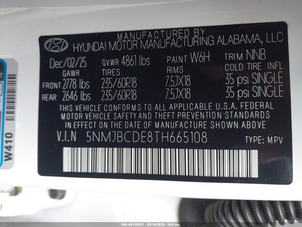 2026 HYUNDAI TUCSON SEL