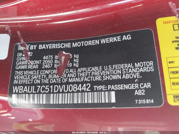 2013 BMW 128I
