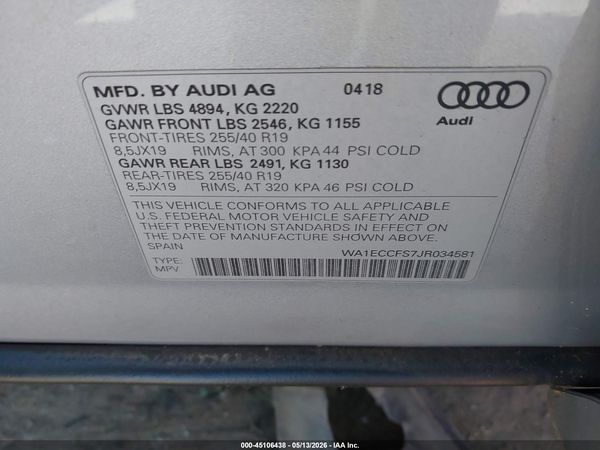 2018 AUDI Q3