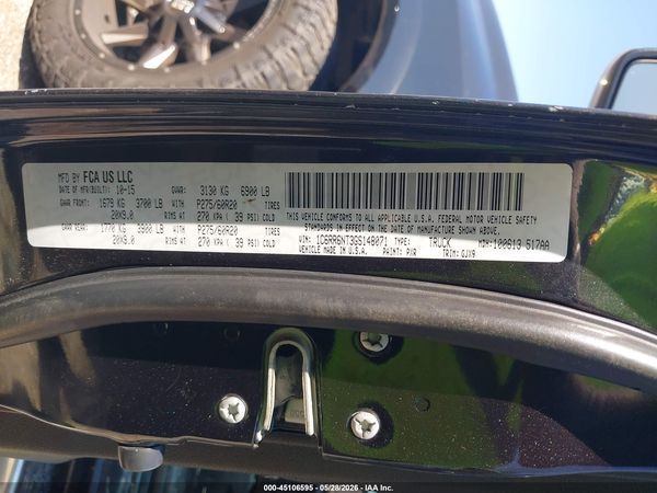 2016 RAM 1500 LARAMIE