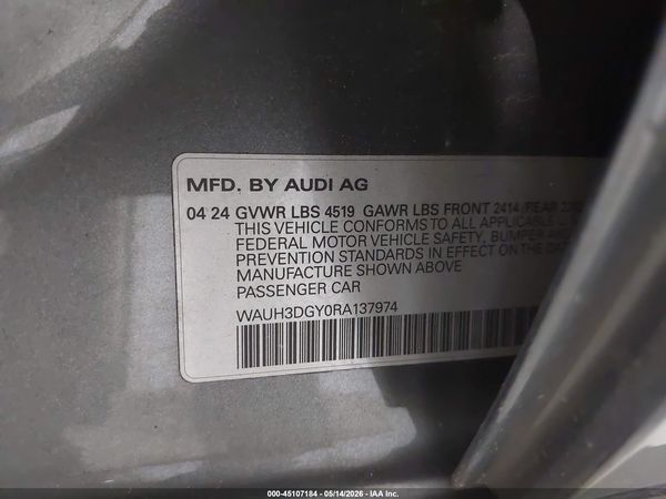 2024 AUDI S3
