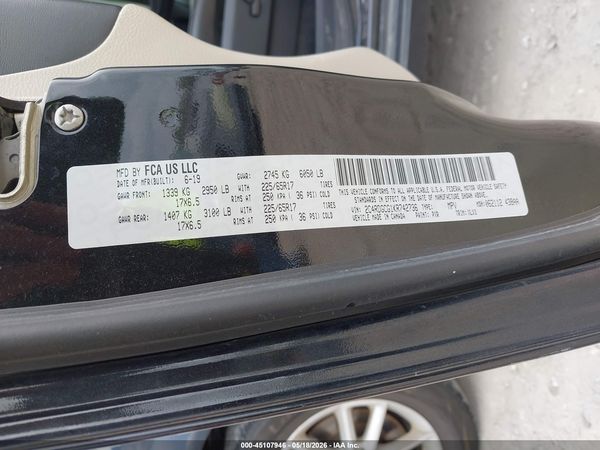2019 DODGE GRAND CARAVAN SXT