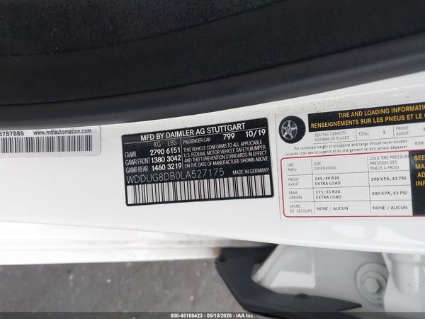 2020 MERCEDES-BENZ S 560 S560