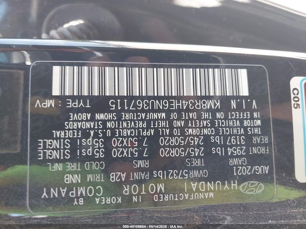 2022 HYUNDAI PALISADE SEL