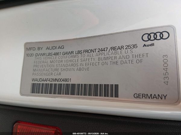 2021 AUDI A4