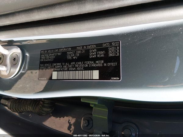 2023 VOLVO XC60 B5 ULTIMATE BRIGHT THEME