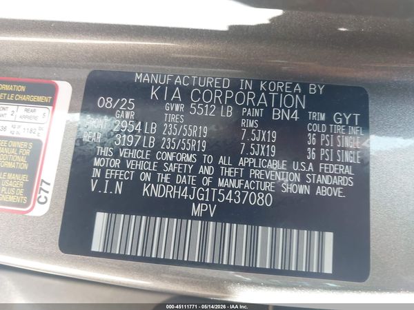 2026 KIA SORENTO HYBRID EX