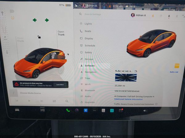 2024 TESLA MODEL 3