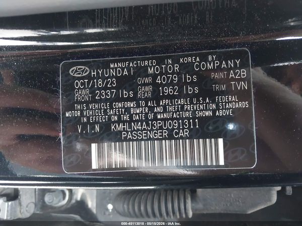 2023 HYUNDAI ELANTRA HYBRID LIMITED