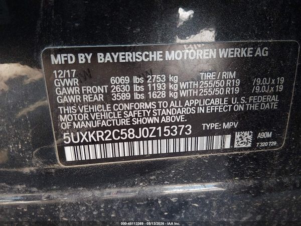 2018 BMW X5 SDRIVE35I