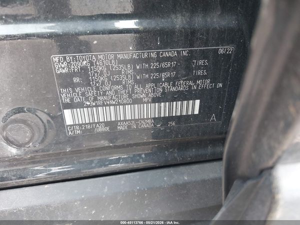 2022 TOYOTA RAV4 XLE