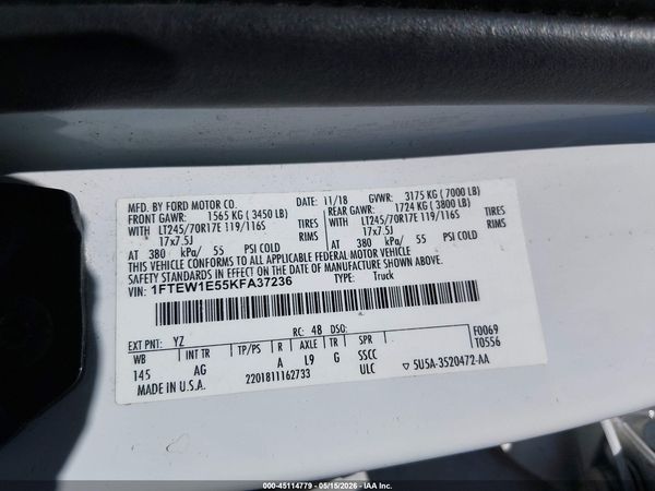 2019 FORD F-150 XL