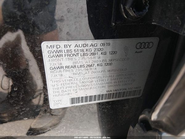 2020 AUDI Q3