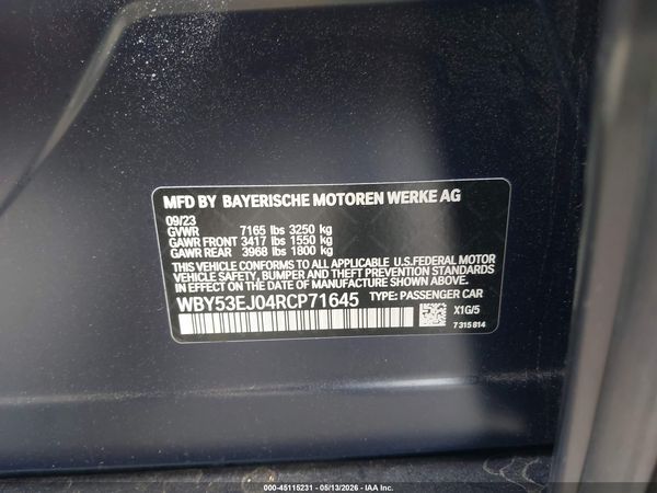 2024 BMW I7 XDRIVE60