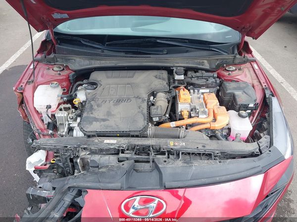 2023 HYUNDAI ELANTRA HYBRID BLUE