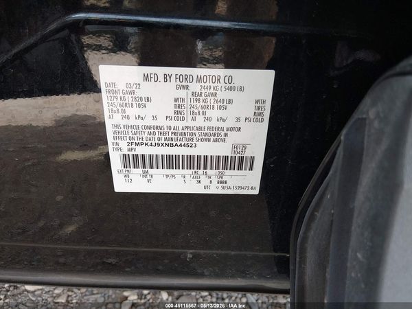 2022 FORD EDGE SEL