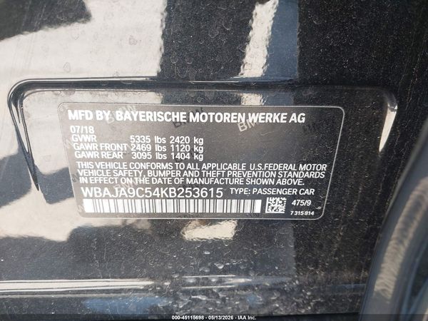 2019 BMW 530E IPERFORMANCE