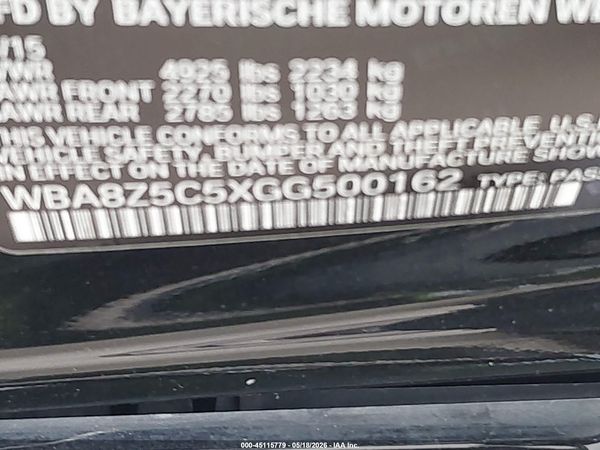 2016 BMW 328I GRAN TURISMO XDRIVE