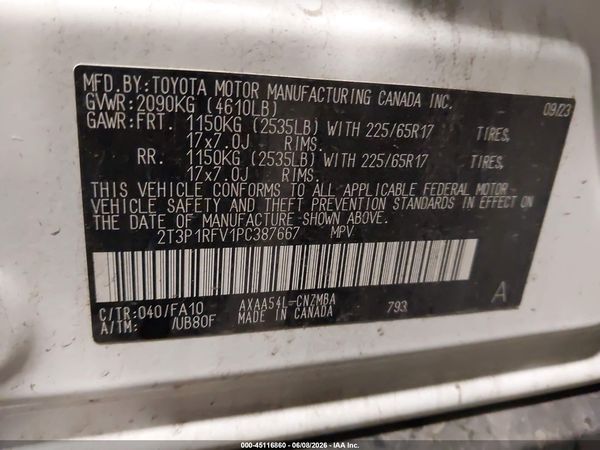 2023 TOYOTA RAV4 XLE