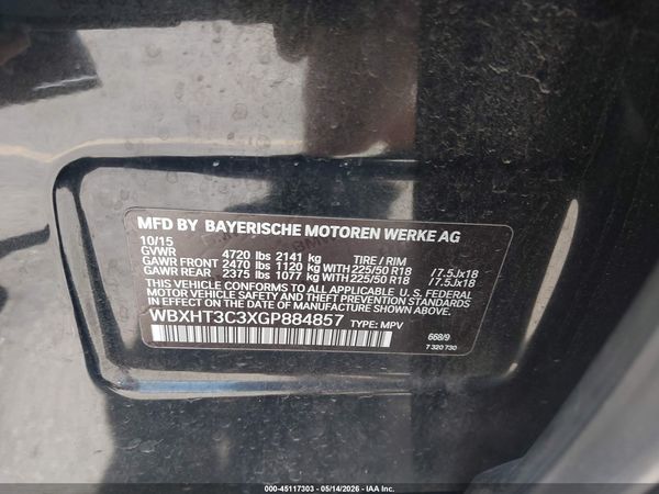 2016 BMW X1 XDRIVE28I