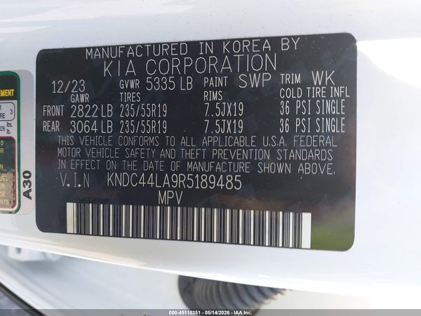2024 KIA EV6 GT-LINE