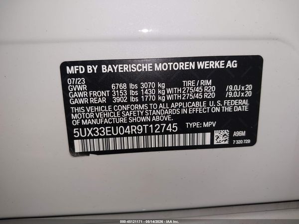 2024 BMW X5 M60I