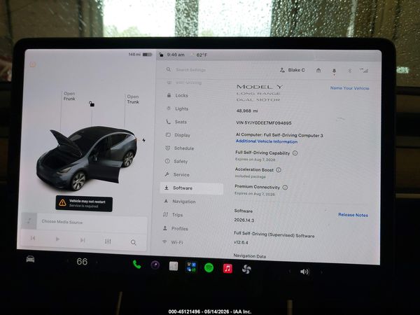 2021 TESLA MODEL Y