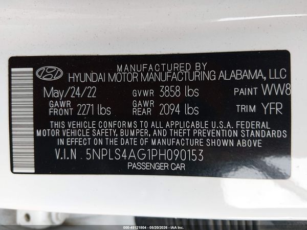 2023 HYUNDAI ELANTRA SEL
