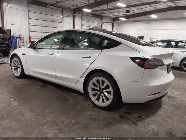 2022 TESLA MODEL 3 REAR-WHEEL DRIVE