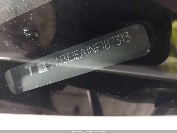 2022 TESLA MODEL 3 REAR-WHEEL DRIVE