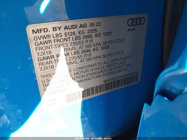 2022 AUDI Q3