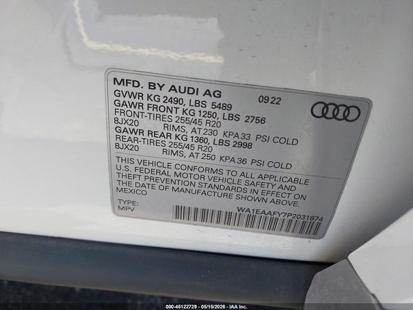 2023 AUDI Q5