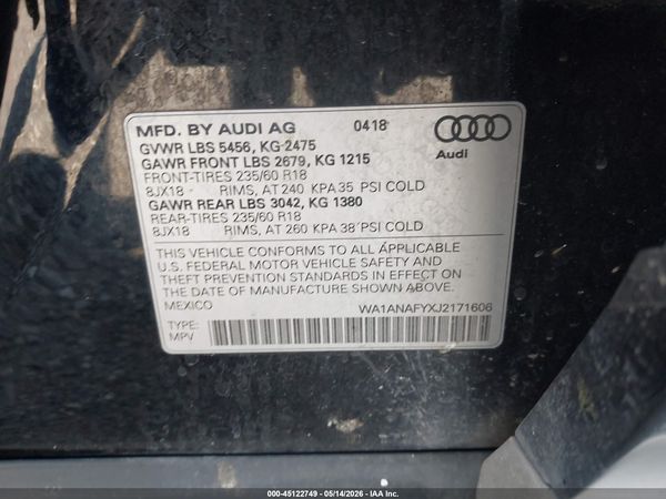 2018 AUDI Q5