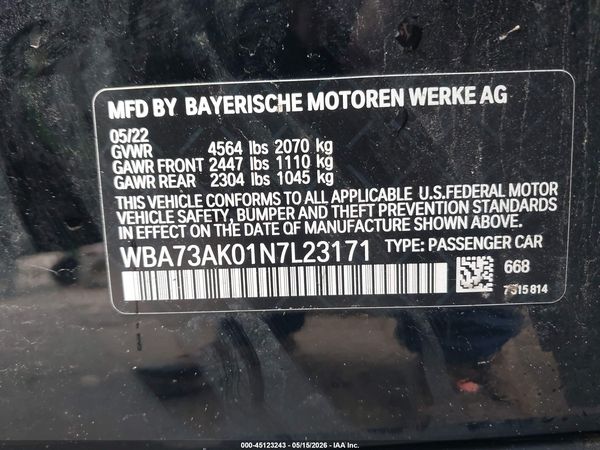 2022 BMW 228 GRAN COUPE I XDRIVE