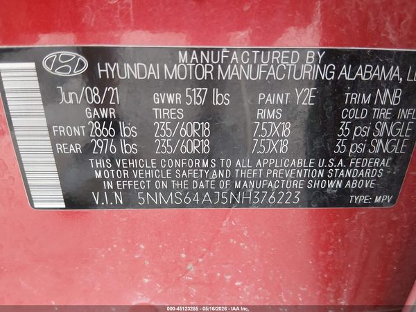 2022 HYUNDAI SANTA FE SEL