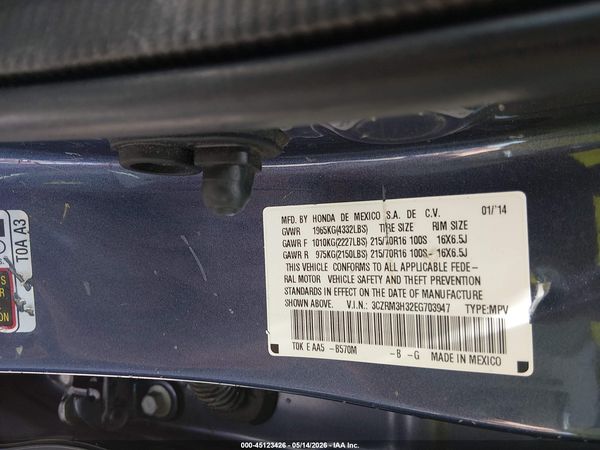 2014 HONDA CR-V LX