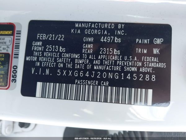 2022 KIA K5 GT-LINE