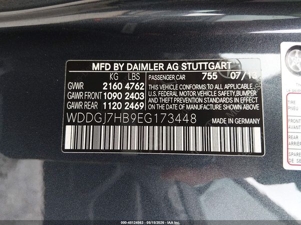 2014 MERCEDES-BENZ C 63 AMG C63 AMG